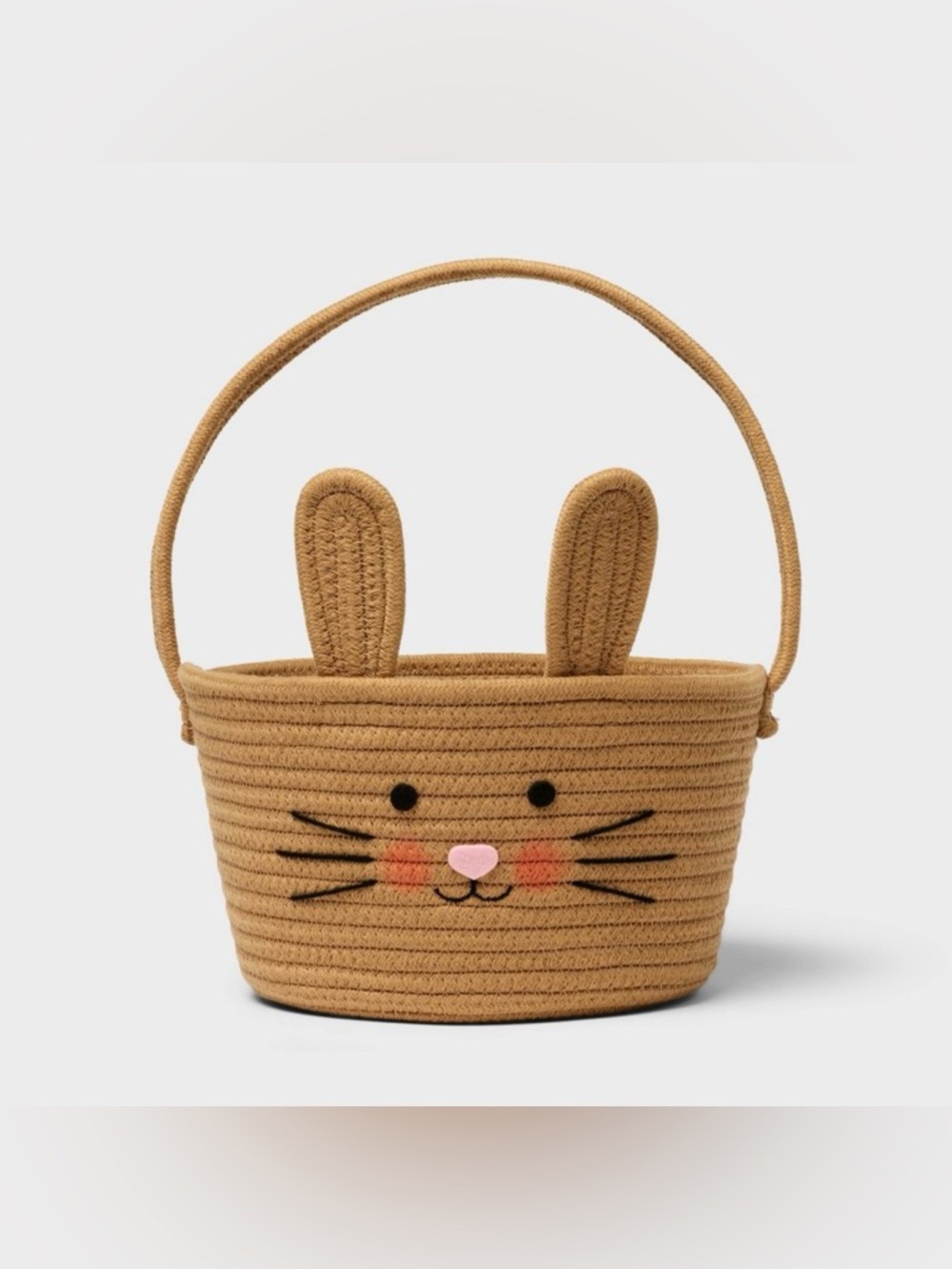 Easter Bunny Rope Basket Brown - Spritz™